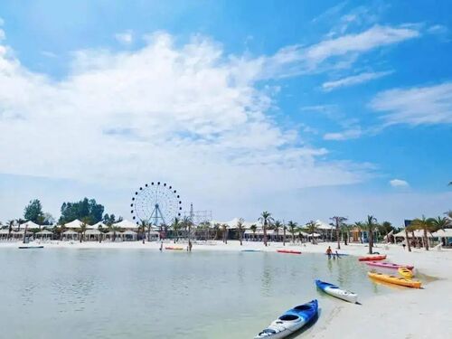 กรณี บริษัท ล่าสุดเกี่ยวกับ Artificial Lagoon | Crystal-Clear Swimming Lagoon with Beach Entry for Resorts & Hotels | Vison Waterparks