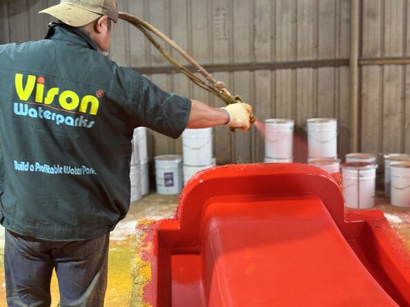 GUANGZHOU VISON INTERNATIONAL WATER PARK EQUIPMENT CO.,LTD สายการผลิตของโรงงาน