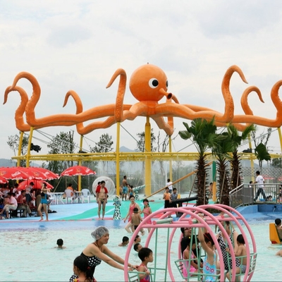 คุณภาพ  Customized 8m Height Octopus Spray  For Aqua Water Playground Equipment โรงงาน