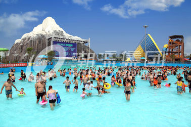 Air Blower Water Park การสร้างสระว่ายน้ำคลื่นครอบครัวครอบครัวใช้ขนาดที่กำหนดเองสำหรับสวนน้ำ