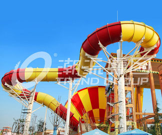 ตลก Giant Super Tornado Water Slide, ความจุ 720 Riders ต่อชั่วโมงสำหรับ Aqua Park