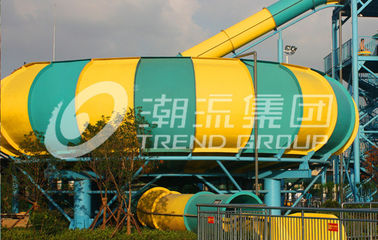โรงแรมไฟเบอร์กลาสภาพนิ่งน้ำหนึ่งคนที่ใช้ไฟเบอร์กลาส Bowl Water Slide สำหรับ Water Park
