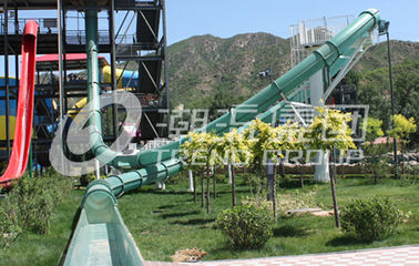 หนึ่งภาพนิ่งรางน้ำไฟเบอร์กลาส, ไฟเบอร์ออฟติกไฟเบอร์ออฟติคสไลด์ / วง Aqua สำหรับสวนน้ำ