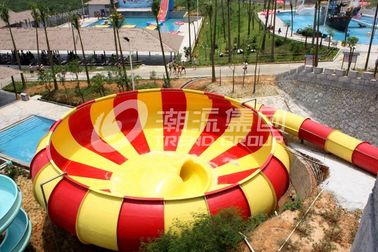 16m Platform Fun Aqua Park ไฟเบอร์กลาสภาพนิ่งน้ำภาพยักษ์ Space Slides น้ำ