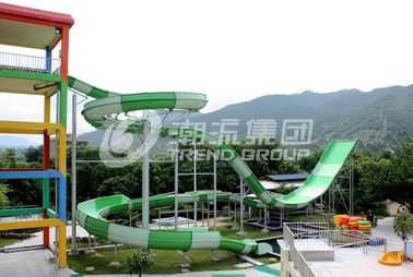 Funnuy Custom Slides น้ำสวนสนุกบูมเมอแรงภาพนิ่ง Aqua สำหรับ 2 คน Family Fun