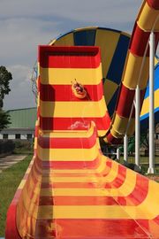 304 สไลด์จากไฟเบอร์กลาสสแตนเลสความจุสูง 13 เมตรแพลตฟอร์ม / Aqua Park