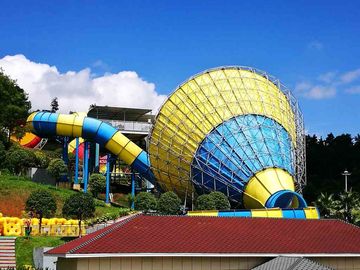 ไฟเบอร์กลาสขนาดใหญ่สำหรับสไลด์ทอร์นาโดสำหรับผู้ใหญ่ความสูงของแพลตฟอร์ม 14.6 เมตร