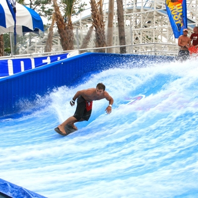 สวนสนุก Rides สเก็ตบอร์ดกระดานโต้คลื่นสำหรับ Single, Surfing Simulator สำหรับ Aqua Park