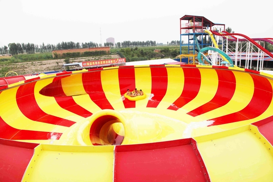 สไลด์ Aqua Park อุปกรณ์อวกาศชามน้ำด้วยความจุสูง 720 Riders / ชั่วโมง