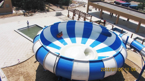 16m อวกาศขันน้ำสไลด์สีแดง / ก่อสร้างเหลือง Aqua Park