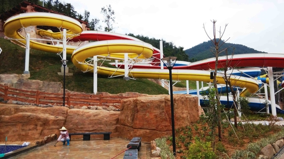 ยาวเกลียวน้ำขี่ Aqua Park อุปกรณ์ภายในกว้าง 0.8m