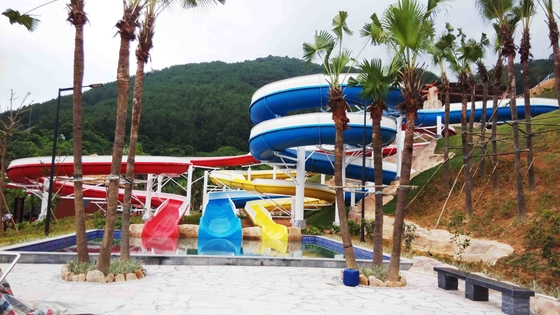 ยาวเกลียวน้ำขี่ Aqua Park อุปกรณ์ภายในกว้าง 0.8m