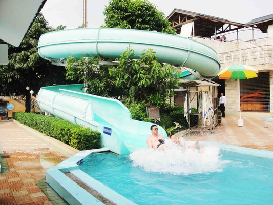 ที่กำหนดเองที่เป็นที่นิยมภาพนิ่งน้ำแบบ Dual Tracks เปิดปิดสไตล์ FRP ร่างกายสำหรับเด็ก