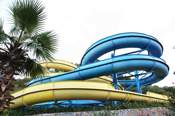 ที่กำหนดเองที่เป็นที่นิยมภาพนิ่งน้ำแบบ Dual Tracks เปิดปิดสไตล์ FRP ร่างกายสำหรับเด็ก