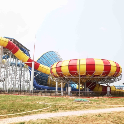 สไลด์น้ำจากไฟเบอร์กลาสความเร็วสูงสำหรับสวนสนุกสำหรับการผจญภัย