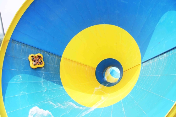 สไลด์น้ำจากไฟเบอร์กลาสขนาดใหญ่สำหรับการผจญภัยในสวนสนุก Waterpark Equipment for Water Park