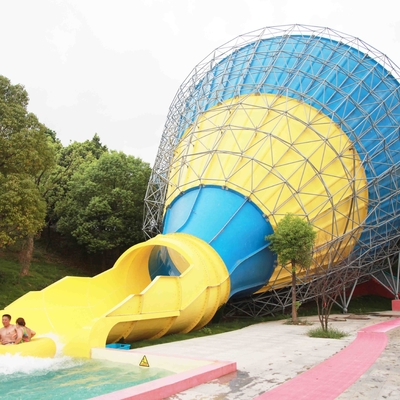ทอร์นาโดภาพนิ่งสระว่ายน้ำไฟเบอร์กลาสสำหรับผู้ใหญ่ว่ายน้ำสระว่ายน้ำสไลด์