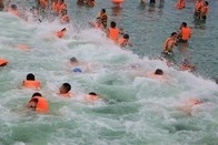 การสร้างสระน้ำกลางแจ้งกลางแจ้งที่ใหญ่ที่สุดสำหรับ Aqua Park กลางแจ้ง