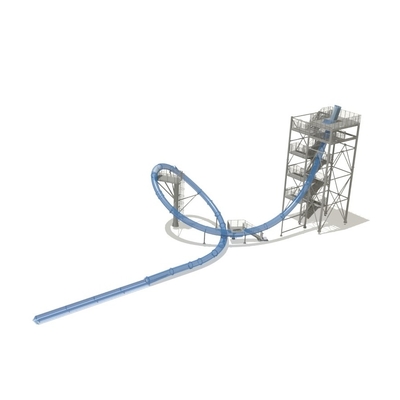 ภาพนิ่ง Aqua LoopBody ภาพนิ่ง Aqua Park ไฟเบอร์กลาส, ความสูงของแพลตฟอร์ม 16 เมตร