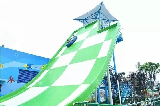 ขนาดใหญ่ Aqua Park อุปกรณ์สไลด์น้ำอย่างรวดเร็วสำหรับสนุกดับเบิลอินเตอร์แอคทีน้ำ