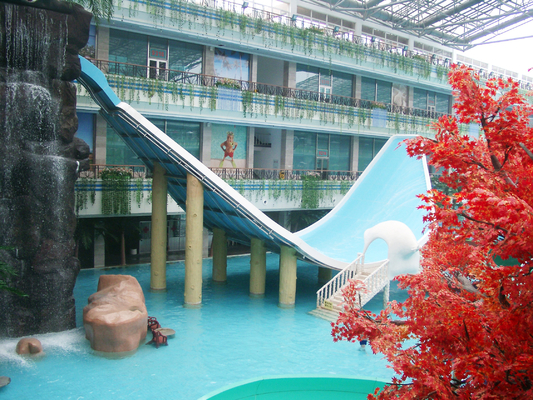 ภาพนิ่งน้ำไฟเบอร์กลาสที่สนุกสนานอุปกรณ์สำหรับ Aqua Park มีการรับประกัน 1 ปี