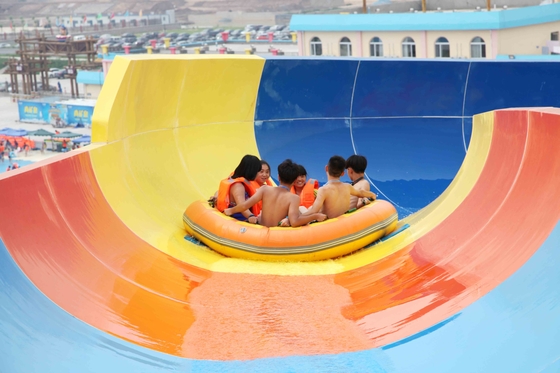 ชุบสังกะสีเหล็กคาร์บอน Tantrum Aqua Park อุปกรณ์สไลด์สำหรับสวนน้ำผจญภัย
