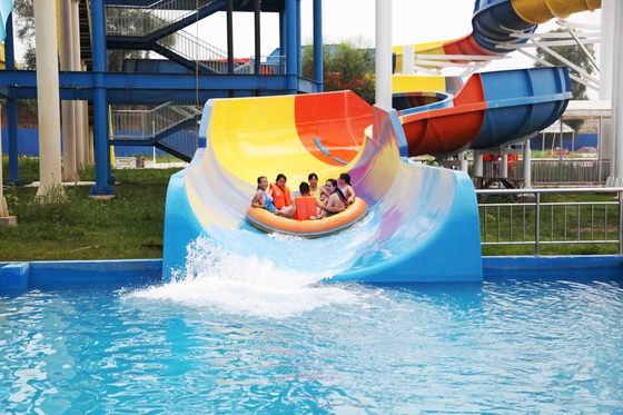 ชุบสังกะสีเหล็กคาร์บอน Tantrum Aqua Park อุปกรณ์สไลด์สำหรับสวนน้ำผจญภัย