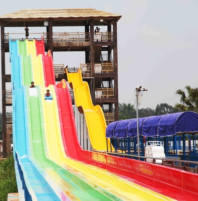 Oragne กลางแจ้งภาพนิ่งน้ำทั่วไป Aqua Park สถานที่ด้วยแพสไลด์