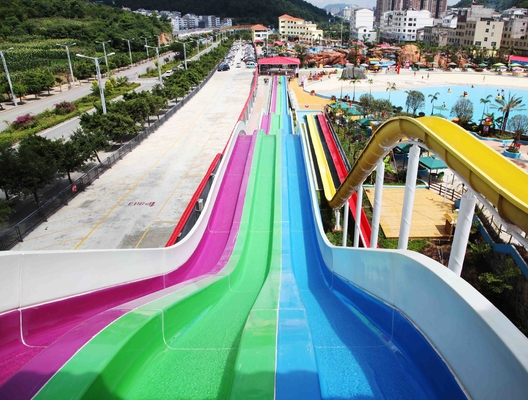 ไฟเบอร์กลาสภาพนิ่งน้ำที่กำหนดเอง, ความเร็วสูงสไลด์น้ำสวนน้ำอุปกรณ์