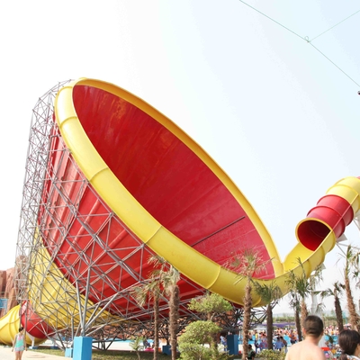 ไฟเบอร์กลาสสวนน้ำสไลด์สำหรับผู้ใหญ่และเด็ก entainment กลางแจ้ง