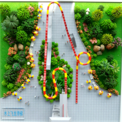 Strong QC Team สวนสนุกสวนสนุกน้ำมังกร Water roller roller coaster for Water Park