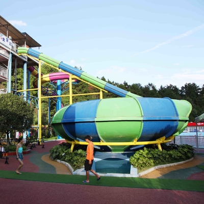 ความสนุกที่กำหนดเอง Aqua Park ไฟเบอร์กลาสภาพนิ่งน้ำยักษ์พื้นที่หลังบ้านภาพนิ่งน้ำ
