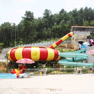 ความจุสูง Aqua Park อุปกรณ์อวกาศขันน้ำภาพนิ่งที่มี 720 Riders / H
