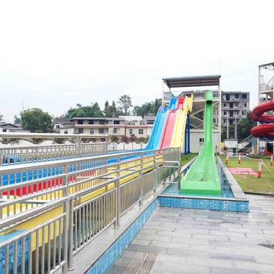 สวนน้ำทั่วไปรายการสไลด์ที่กำหนดเองสไลด์น้ำพลาสติกผู้ใหญ่ความเร็วสูงสำหรับสวนน้ำ