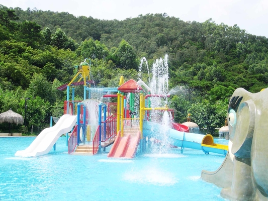 304 สแตนเลสสนามเด็กเล่นยักษ์น้ำร้อน Dip บ้านน้ำสังกะสีสำหรับ Aqua Park