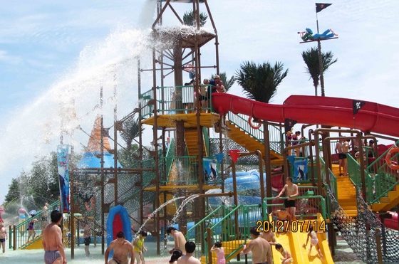 ป้อมปราการน้ำที่น่าตื่นเต้น Aqua สวนน้ำสวนสนุกสำหรับอุปกรณ์
