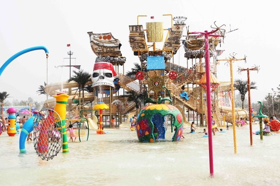 14.5m ในร่มสนามเด็กเล่นสวนน้ำน้ำอุปกรณ์สนามเด็กเล่นพาณิชย์ 29 x 27m สำหรับสวนน้ำ gaint