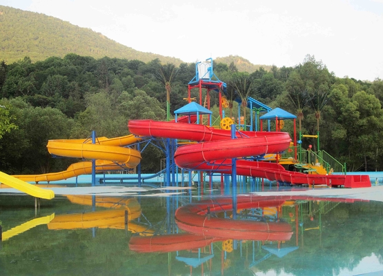 เด็กเล่นน้ำขนาดใหญ่อุปกรณ์ / มินิวอเตอร์เฮ้าส์กับเด็ก Slide, 11.5 * 12.5 * 6.5m