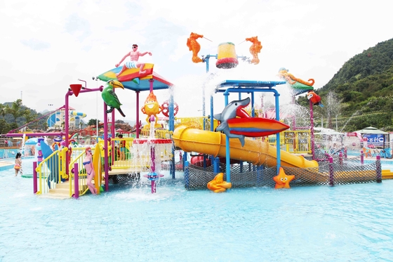 Outdoor Hand Safe ไฟเบอร์กลาสสนามเด็กเล่นน้ำสำหรับ Water Park สำหรับ Aqua Park
