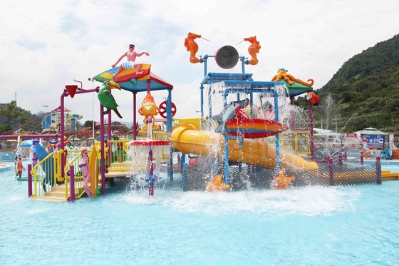 Outdoor Hand Safe ไฟเบอร์กลาสสนามเด็กเล่นน้ำสำหรับ Water Park สำหรับ Aqua Park