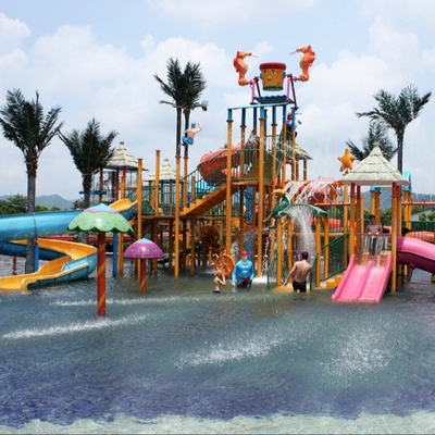อุปกรณ์ตกแต่งสวนไฟเบอร์กลาส, สนามเด็กเล่น Gaint Aqua Pool สำหรับสวนน้ำ