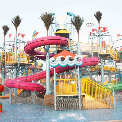 อุปกรณ์ตกแต่งสวนไฟเบอร์กลาส, สนามเด็กเล่น Gaint Aqua Pool สำหรับสวนน้ำ