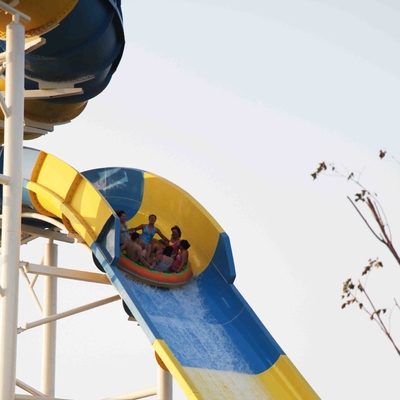 ไฟเบอร์กลาส Aqua Park อุปกรณ์สไลด์ยักษ์บูมเมอแรงน้ำรีสอร์ท