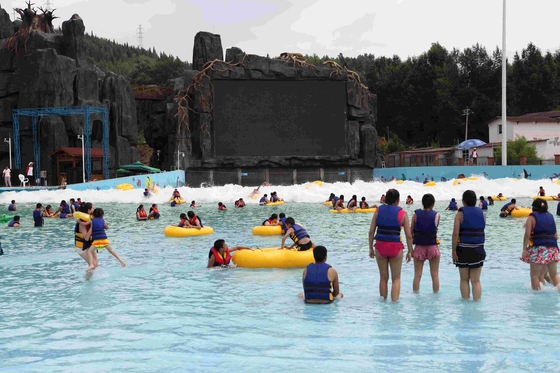 สวนน้ำ Fashional ไฟเบอร์กลาสด้วยสระน้ำ Wave Popular Cool / Water Slide