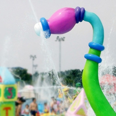 อุปกรณ์ Aqua Park แบบปรับได้ Aqua Play, ไฟเบอร์กลาส, พีวีซีดอกทานตะวันสเปรย์ไอคอนสำหรับ Water Park