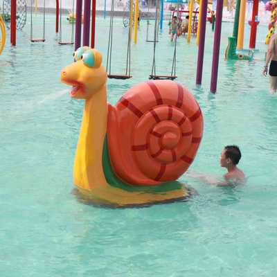 อุปกรณ์สนามเด็กเล่นพาณิชย์ตลกสเปรย์สเปรย์หอยทาก Aqua เล่น