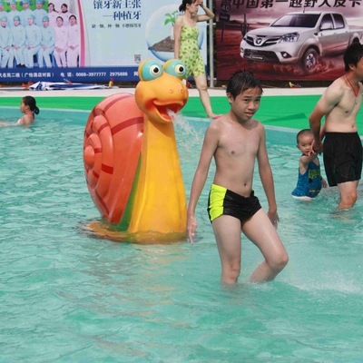 หอยทาก Aqua เล่นสเปรย์ 1600mm สวนน้ำอุปกรณ์ * 750mm สำหรับเด็กเล่น