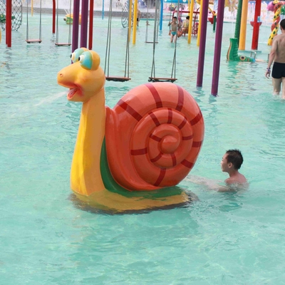 หอยทาก Aqua เล่นสเปรย์ 1600mm สวนน้ำอุปกรณ์ * 750mm สำหรับเด็กเล่น