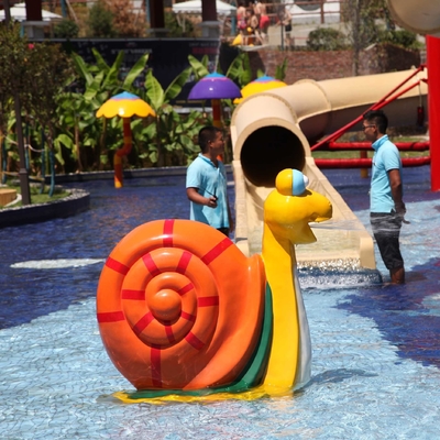 หอยทาก Aqua เล่นสเปรย์ 1600mm สวนน้ำอุปกรณ์ * 750mm สำหรับเด็กเล่น