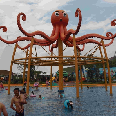 Aqua Octopus อุปกรณ์กับน้ำสเปรย์สำหรับสวนสเปรย์พาณิชย์ / อุปกรณ์สวนน้ำที่กำหนดเอง